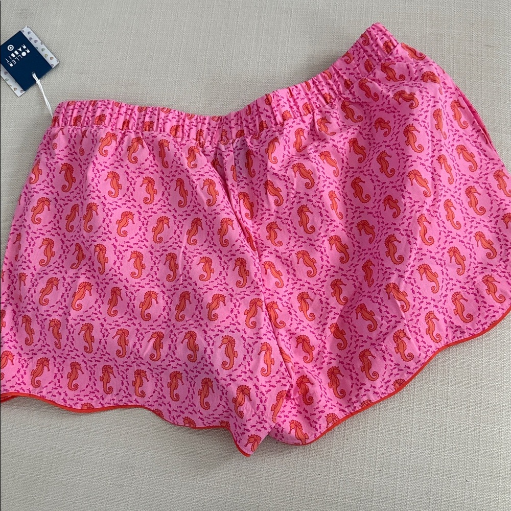 Roller Rabbit x Target Pink and Orange Seahorse Poplin Boxer Shorts L NEW - Picture 6 of 7